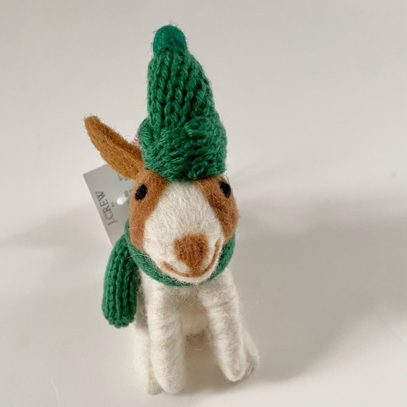 NWT Felted Dog Holiday Ornament J. Crew Factory - Picture 6 of 12